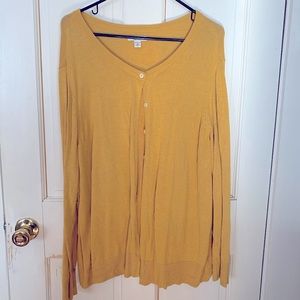 Standard Mustard Cardigan 2x